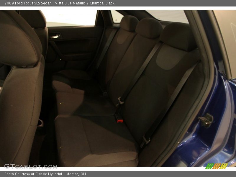 Vista Blue Metallic / Charcoal Black 2009 Ford Focus SES Sedan