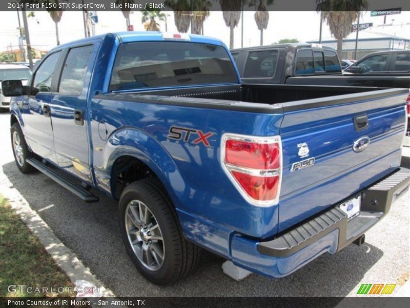 Blue Flame / Black 2014 Ford F150 STX SuperCrew