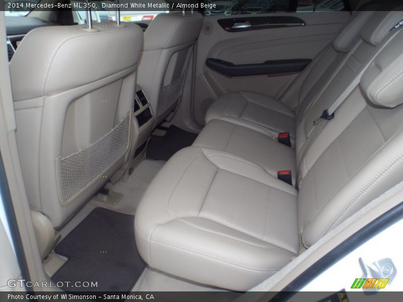 Diamond White Metallic / Almond Beige 2014 Mercedes-Benz ML 350