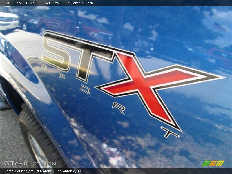 Blue Flame / Black 2014 Ford F150 STX SuperCrew