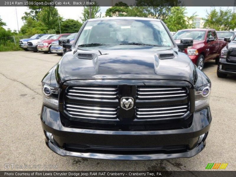 Black / Black 2014 Ram 1500 Sport Quad Cab 4x4
