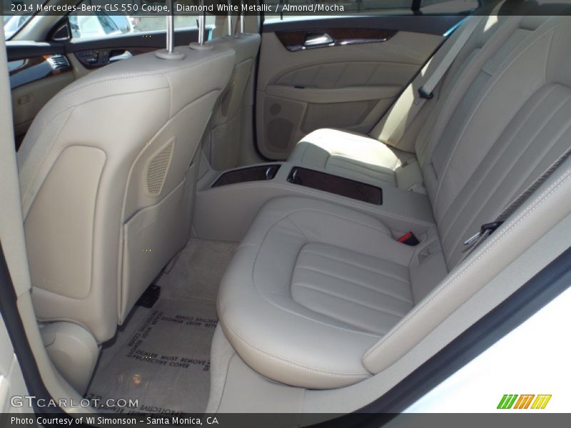 Diamond White Metallic / Almond/Mocha 2014 Mercedes-Benz CLS 550 Coupe