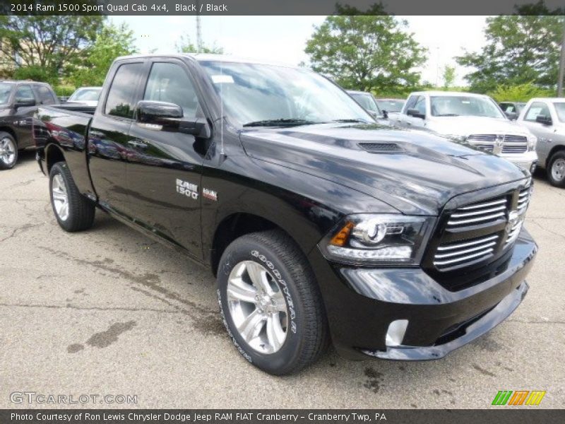 Front 3/4 View of 2014 1500 Sport Quad Cab 4x4