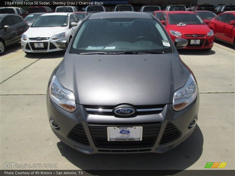 Sterling Gray / Charcoal Black 2014 Ford Focus SE Sedan