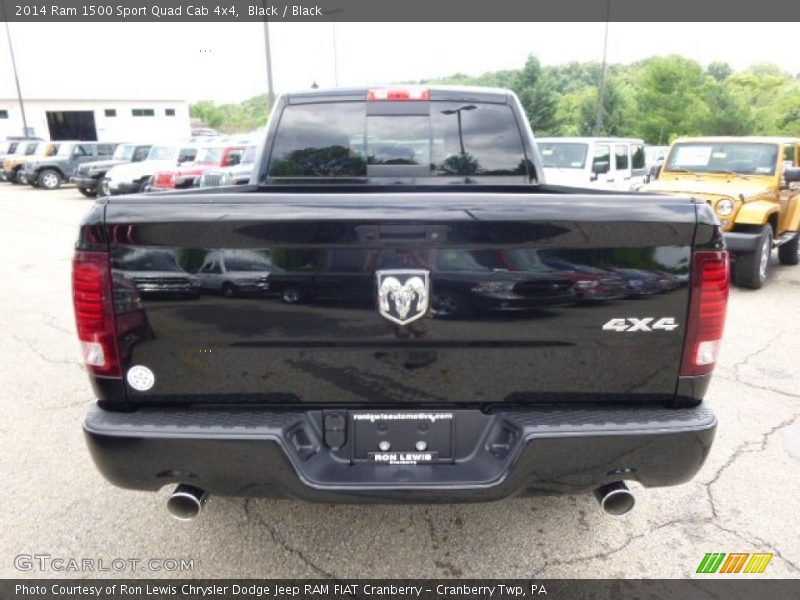 Black / Black 2014 Ram 1500 Sport Quad Cab 4x4