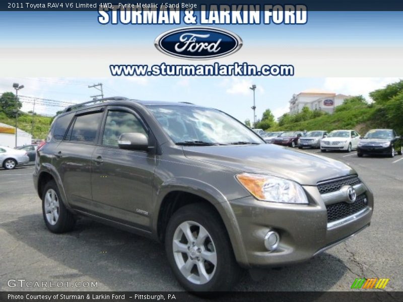 Pyrite Metallic / Sand Beige 2011 Toyota RAV4 V6 Limited 4WD