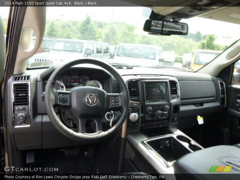 Black / Black 2014 Ram 1500 Sport Quad Cab 4x4