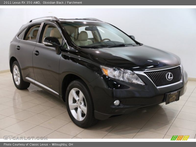 Obsidian Black / Parchment 2011 Lexus RX 350 AWD