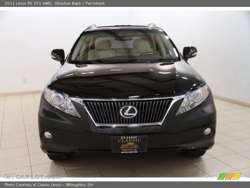 Obsidian Black / Parchment 2011 Lexus RX 350 AWD