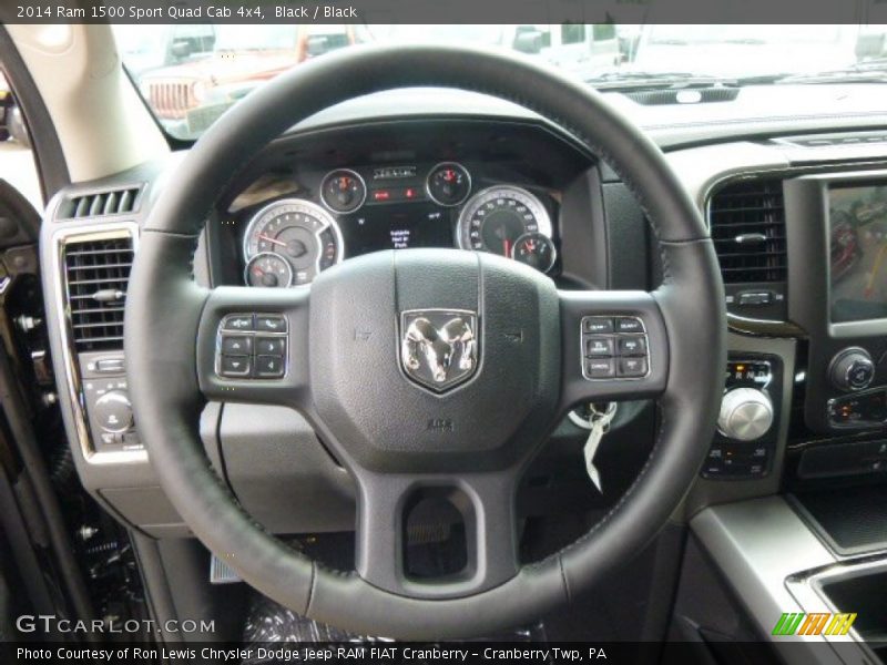 Black / Black 2014 Ram 1500 Sport Quad Cab 4x4