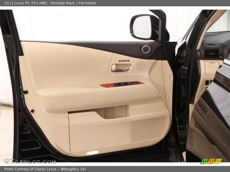 Obsidian Black / Parchment 2011 Lexus RX 350 AWD
