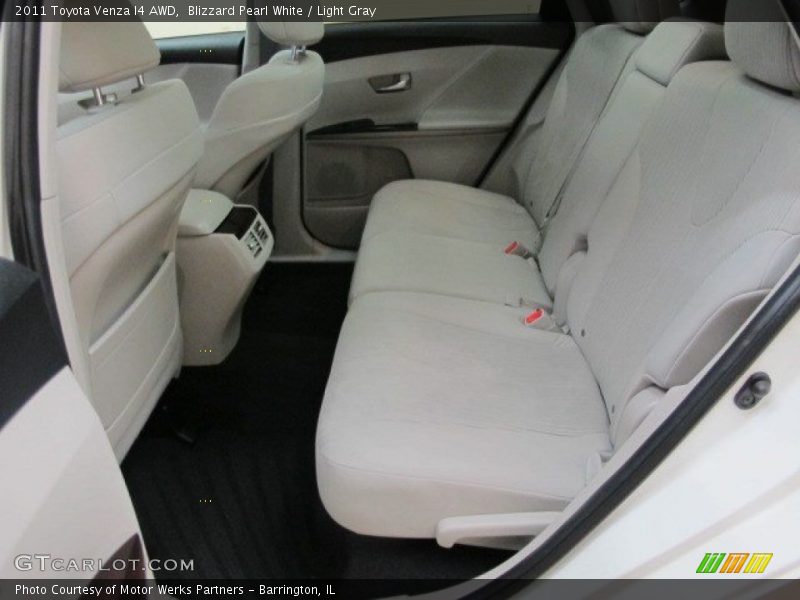 Blizzard Pearl White / Light Gray 2011 Toyota Venza I4 AWD