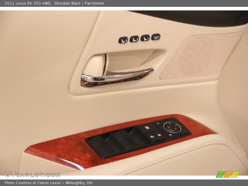 Obsidian Black / Parchment 2011 Lexus RX 350 AWD