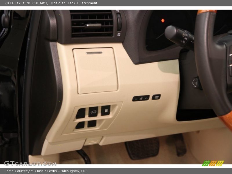 Obsidian Black / Parchment 2011 Lexus RX 350 AWD