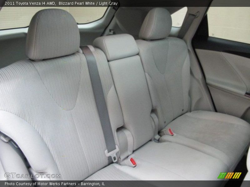 Blizzard Pearl White / Light Gray 2011 Toyota Venza I4 AWD