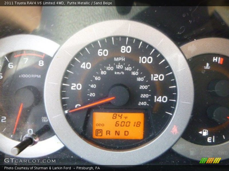 Pyrite Metallic / Sand Beige 2011 Toyota RAV4 V6 Limited 4WD