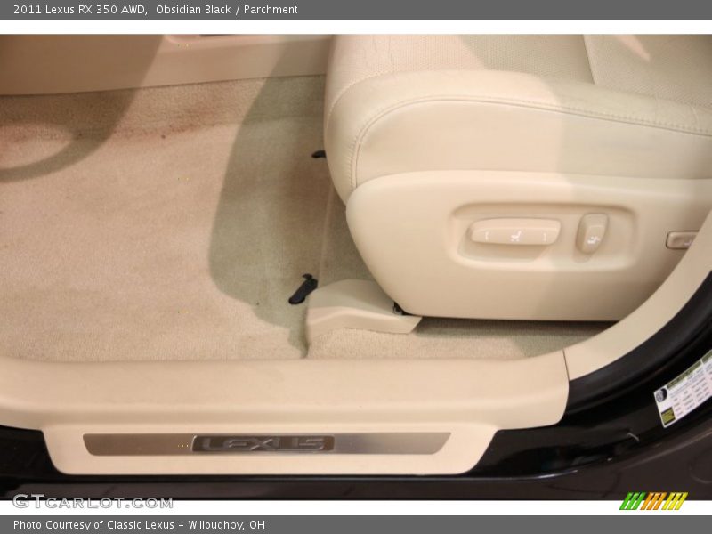 Obsidian Black / Parchment 2011 Lexus RX 350 AWD