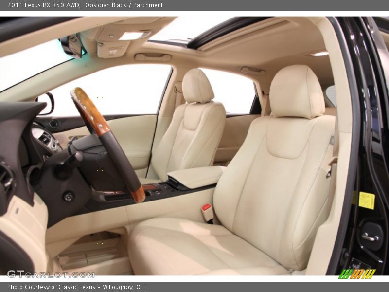 Obsidian Black / Parchment 2011 Lexus RX 350 AWD