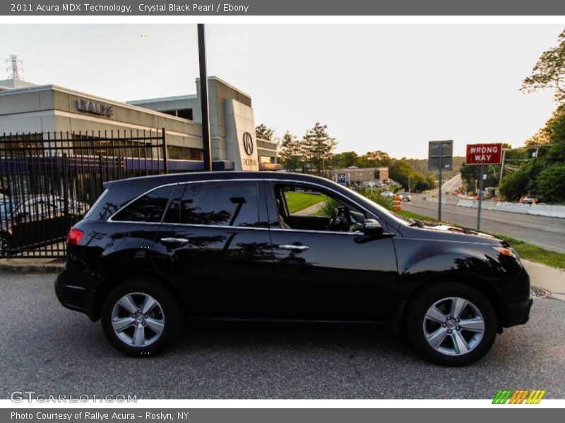 Crystal Black Pearl / Ebony 2011 Acura MDX Technology