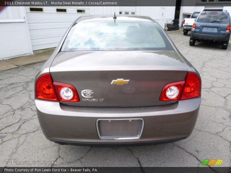 Mocha Steel Metallic / Cocoa/Cashmere 2011 Chevrolet Malibu LT