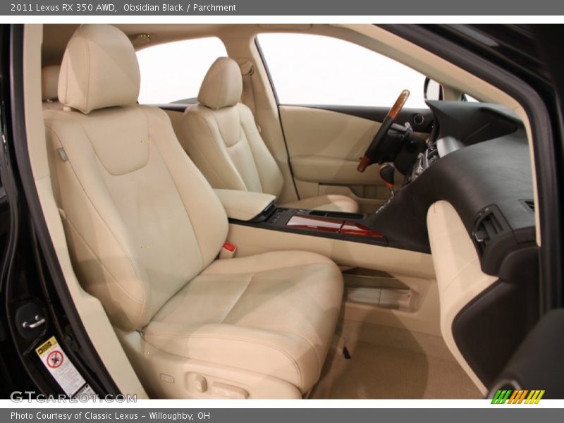 Obsidian Black / Parchment 2011 Lexus RX 350 AWD
