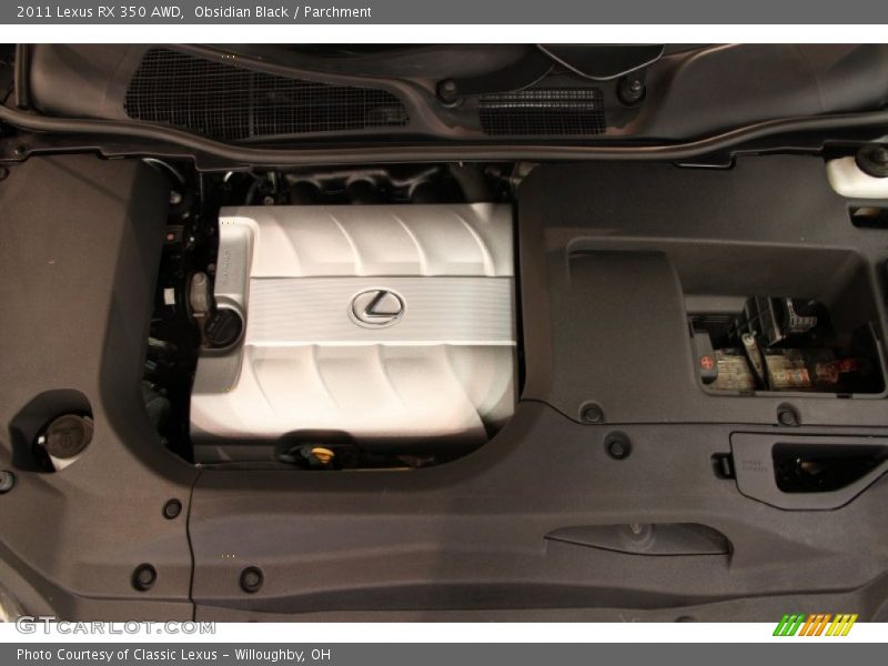 Obsidian Black / Parchment 2011 Lexus RX 350 AWD