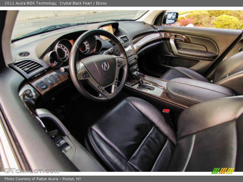 Crystal Black Pearl / Ebony 2011 Acura MDX Technology