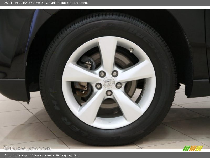Obsidian Black / Parchment 2011 Lexus RX 350 AWD