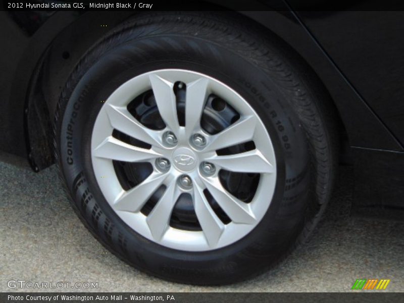 Midnight Black / Gray 2012 Hyundai Sonata GLS