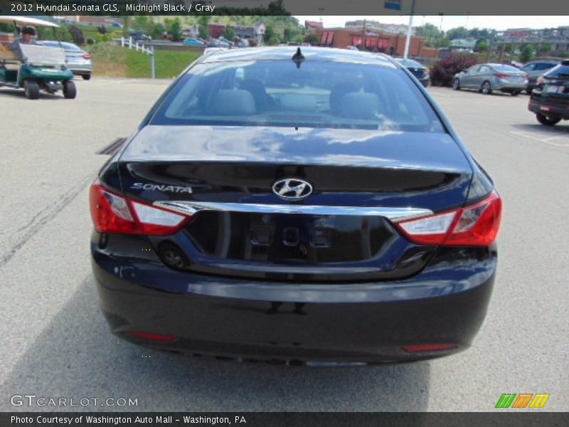 Midnight Black / Gray 2012 Hyundai Sonata GLS