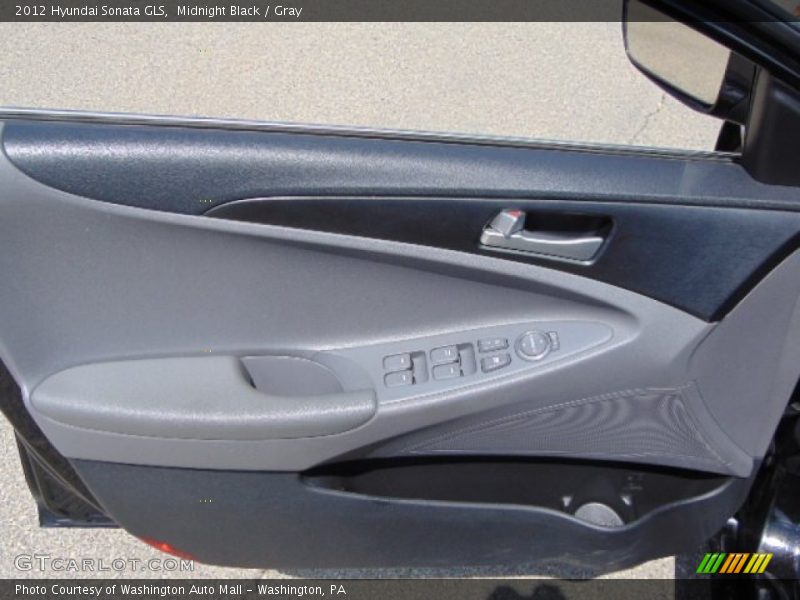 Midnight Black / Gray 2012 Hyundai Sonata GLS