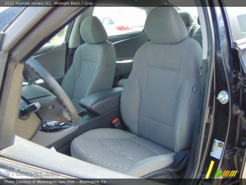 Midnight Black / Gray 2012 Hyundai Sonata GLS