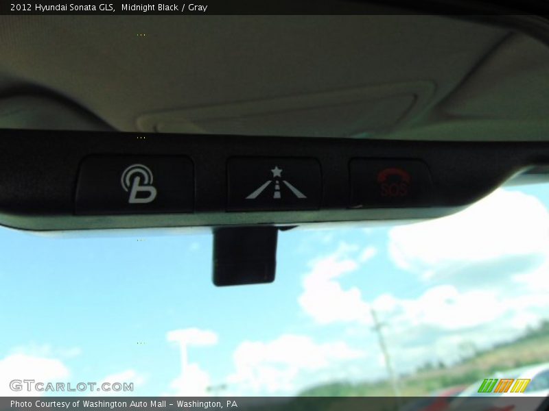 Midnight Black / Gray 2012 Hyundai Sonata GLS