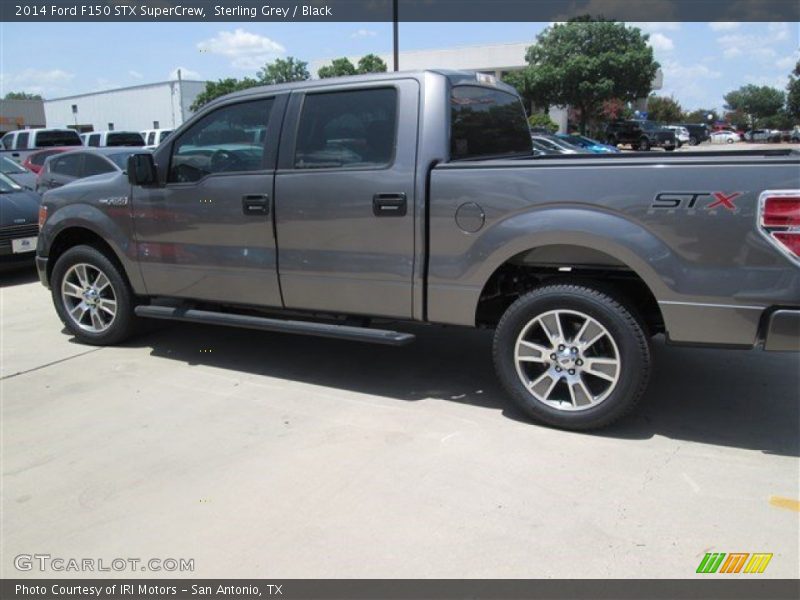 Sterling Grey / Black 2014 Ford F150 STX SuperCrew