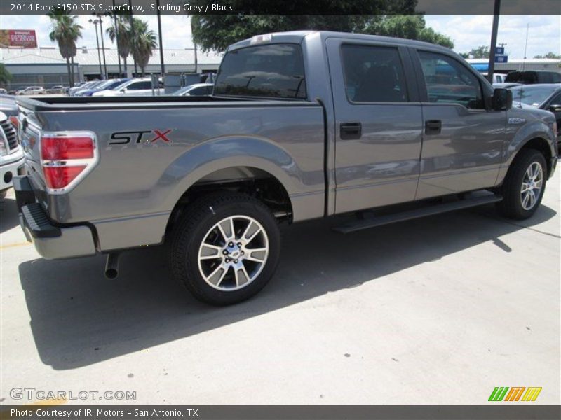 Sterling Grey / Black 2014 Ford F150 STX SuperCrew