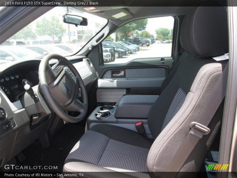 Sterling Grey / Black 2014 Ford F150 STX SuperCrew