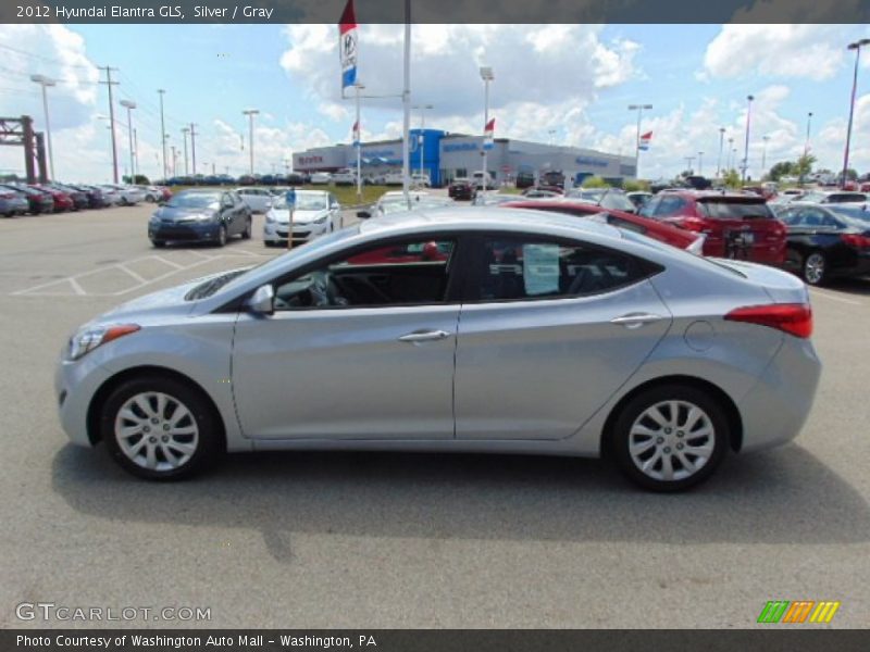 Silver / Gray 2012 Hyundai Elantra GLS