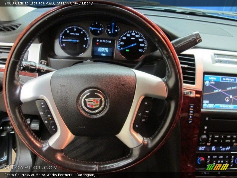 Stealth Gray / Ebony 2008 Cadillac Escalade AWD