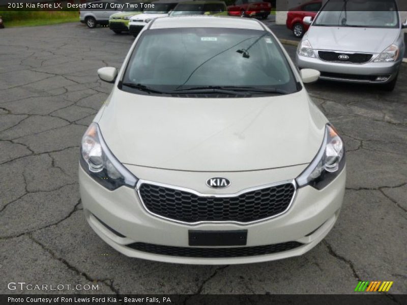 Desert Sand / Gray Two Tone 2015 Kia Forte LX