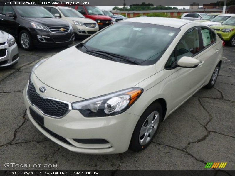 Desert Sand / Gray Two Tone 2015 Kia Forte LX