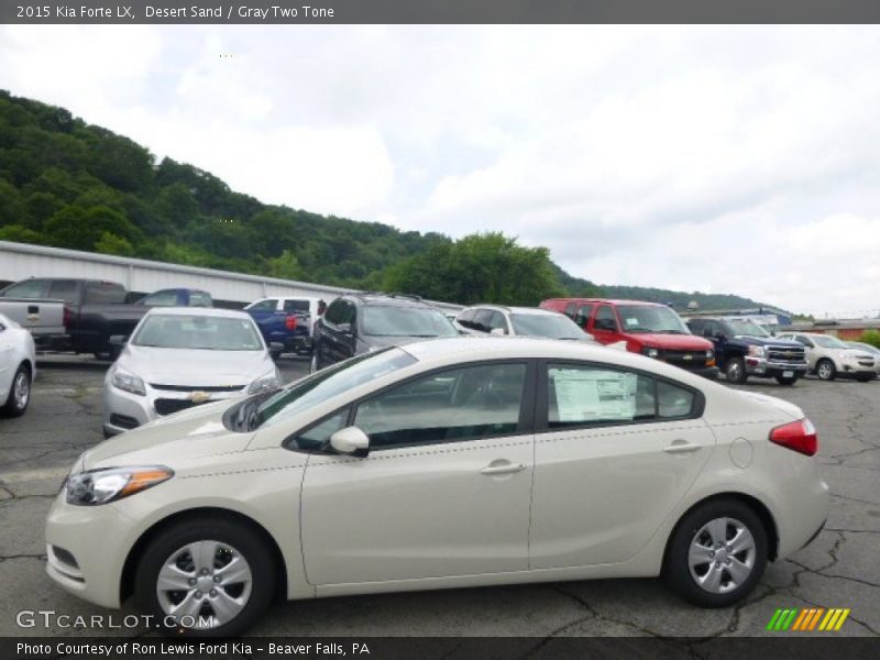 Desert Sand / Gray Two Tone 2015 Kia Forte LX