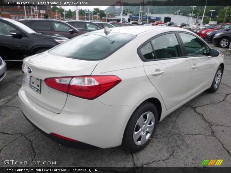 Desert Sand / Gray Two Tone 2015 Kia Forte LX