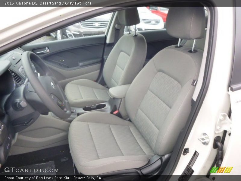 Desert Sand / Gray Two Tone 2015 Kia Forte LX