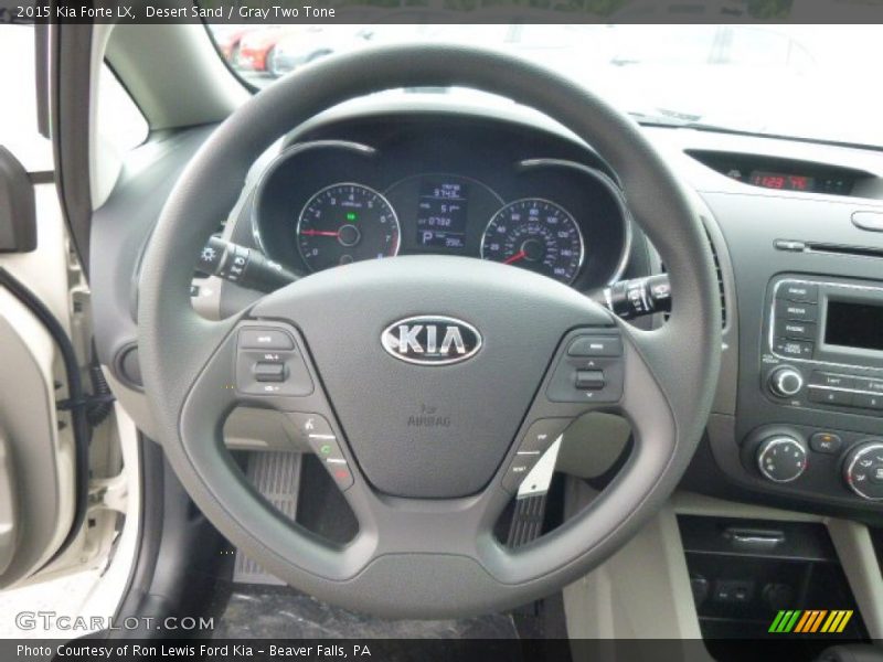 Desert Sand / Gray Two Tone 2015 Kia Forte LX