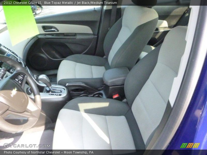 Blue Topaz Metallic / Jet Black/Medium Titanium 2012 Chevrolet Cruze LS