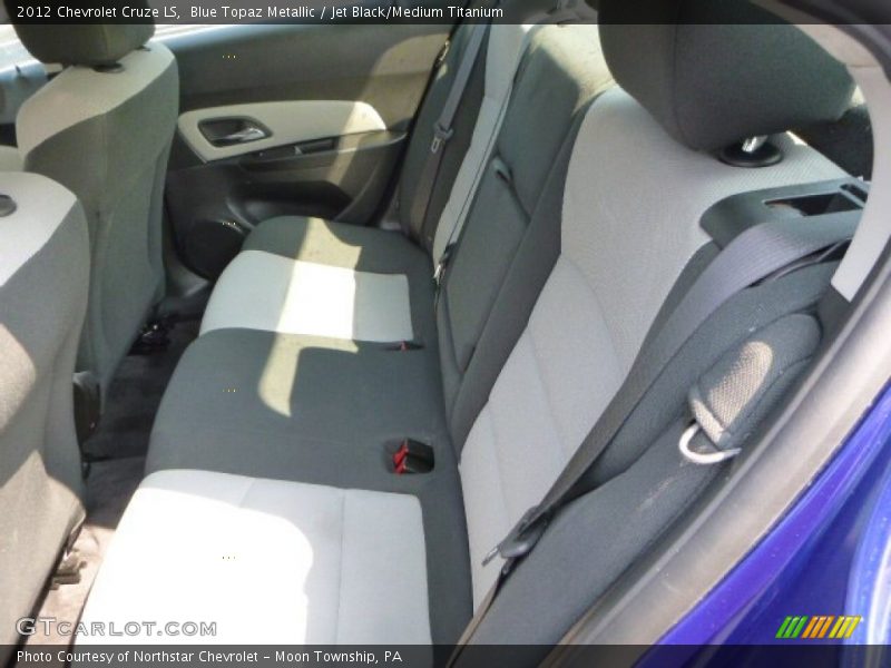 Blue Topaz Metallic / Jet Black/Medium Titanium 2012 Chevrolet Cruze LS