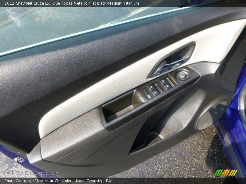 Blue Topaz Metallic / Jet Black/Medium Titanium 2012 Chevrolet Cruze LS