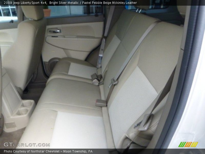 Bright Silver Metallic / Pastel Pebble Beige Mckinley Leather 2009 Jeep Liberty Sport 4x4