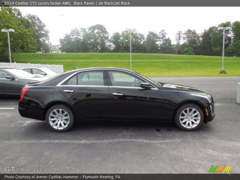 Black Raven / Jet Black/Jet Black 2014 Cadillac CTS Luxury Sedan AWD