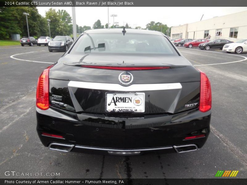 Black Raven / Jet Black/Jet Black 2014 Cadillac CTS Luxury Sedan AWD